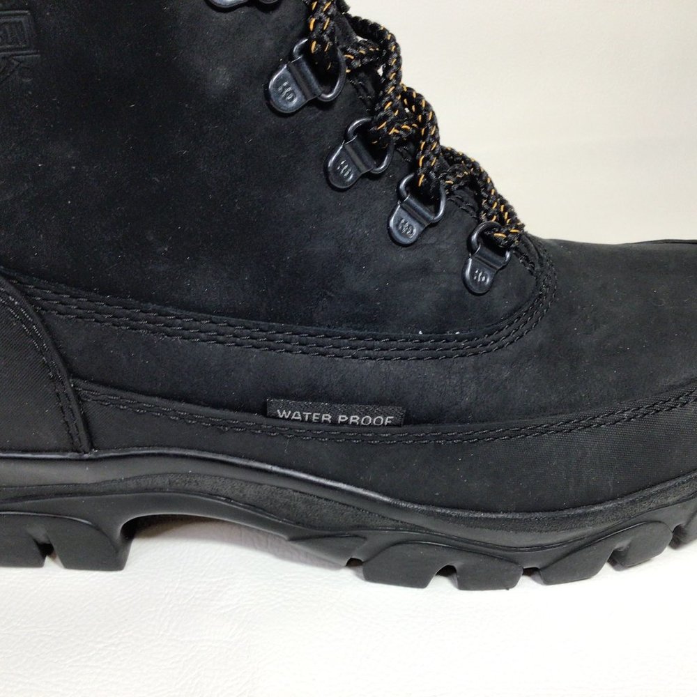 NEW Harley-Davidson Boots Waterproof Black Leather Men's Size 9 - Picture 3 of 11
